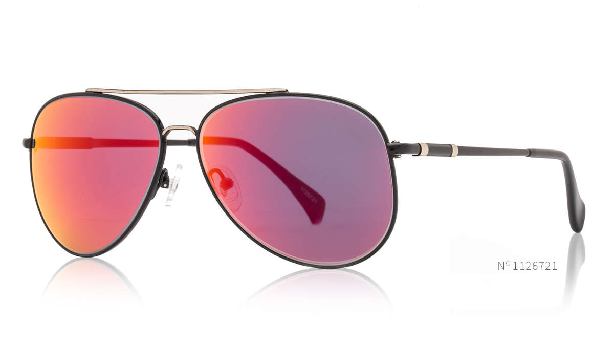 red lens aviator sunglasses