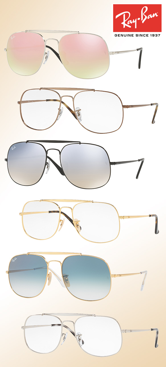 Ray-Ban (The General) in varying colorations